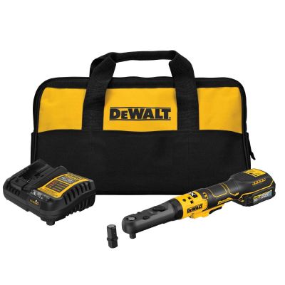 DWTDCF510GE1 image(0) - DeWalt 20V MAX* XR Brushless Cordless 3/8-in. & 1/2-in. Sealed Head Ratchet Kit