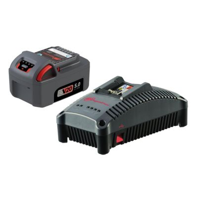 IRTBL2022C image(0) - Ingersoll Rand IQV&reg; 20V Series 5Ah Lithium-Ion Battery and Charger Kit for Ingersoll Rand Power Tools