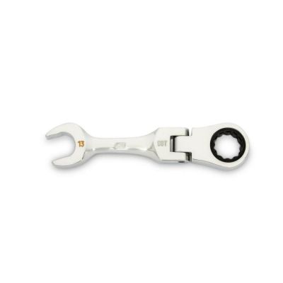 KDT86863 image(0) - GEARWRENCH 13mm 90-Tooth 12 Point Stubby Flex Combination Ratcheting Wrench
