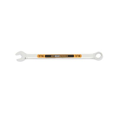 KDT81655H image(0) - GEARWRENCH 7/16" 12 Point Hi-Viz Long Pattern Combination Wrench