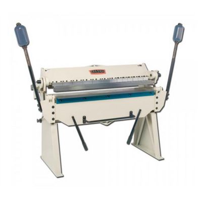 BLI1000417 image(0) - Baileigh BB-4814 - Manually Operated Box and Pan (Finger) Brake, 4' Length, 14 Gauge Mild Steel Capacity