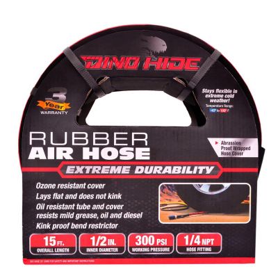 BLBWLEPRO3815 image(0) - BluBird Dino - Hide Rubber Air Hose Assembly 3/8" x 15'