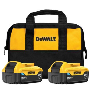 DWTDCB205BT-2 image(0) - DEWALT 20V Max Battery, Bluetooth 5.0Ah Double Pack