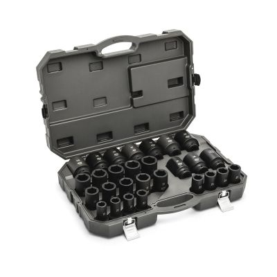 KDT84033 image(0) - GEARWRENCH 28 Piece 3/4 Inch Drive 6 Point Metric Deep Impact Socket Set