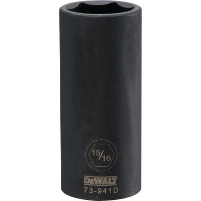 DWTDWMT73941OSP image(0) - DEWALT Dwmt 6Pt 1/2'' Dr Dp Im Skt 15/16'' SAE