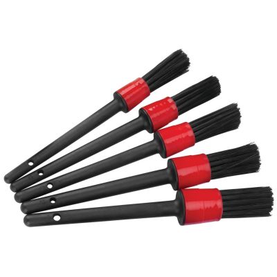 WLM1543 image(0) - Wilmar Corp. / Performance Tool 5 Piece Auto Detailing Brush Set