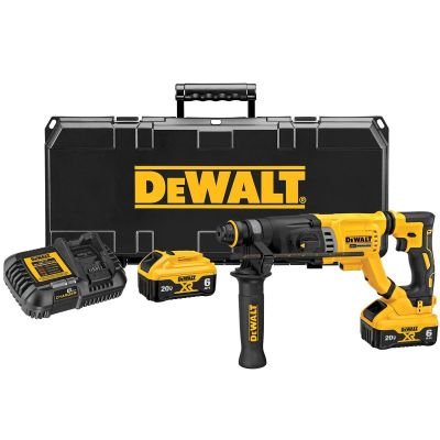 DWTDCH263R2 image(0) - DEWALT 20V MAX* XTREME Cordless Brushless 1-1/8 in SDS+ Rotary Hammer Drill Kit (2) Lithium Ion Batteries with Charger