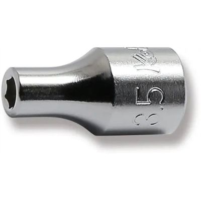 KKN2400M-3.5 image(0) - Ko-ken USA 1/4 Sq. Dr. 6 point chrome Metric Socket  3.5mm