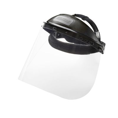 SRW14957 image(0) - Jackson Safety Face Shield - Standard Series - 8" x 15.5" x 0.36" Clear - Model K Ratcheting Headgear