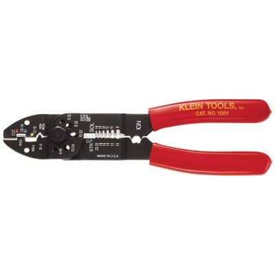 KLE1001 image(0) - Klein Tools Multi Tool, Stripper, Crimper, Wire Cutter, 8-22 AWG