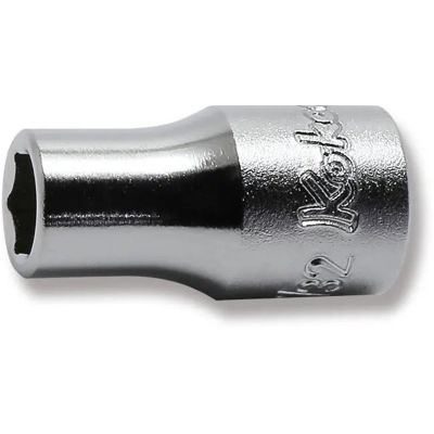 KKN2400A-7-32 image(0) - Ko-ken USA 2400A-7/32 1/4 Square Drive Socket 7/32 6 Point Length 22 mm