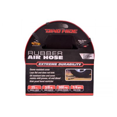 BLBWLEPRO3825 image(0) - BluBird Dino - Hide Rubber Air Hose Assembly 3/8" x 25'