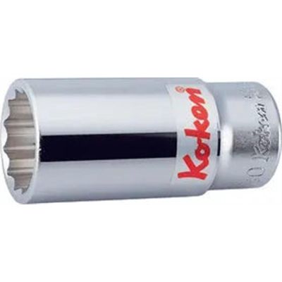 KKN6305A-15-16 image(0) - Ko-ken USA 6305A-15/16 3/4 Square Drive Socket 15/16 12 Point Length 90 mm