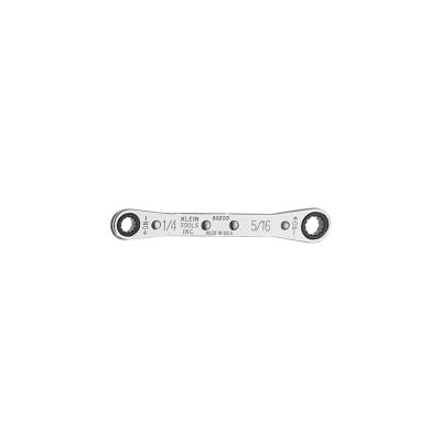 KLE68200 image(0) - Klein Tools Ratcheting Box Wrench 1/4-Inch x 5/16-Inch