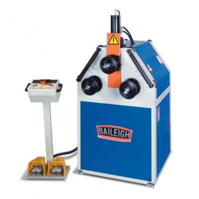BLI1006859 image(0) - Baileigh R-M55H - 220V 1 Phase Roll Bender with two Driven Rolls and Hydraulic Movement of the top roll