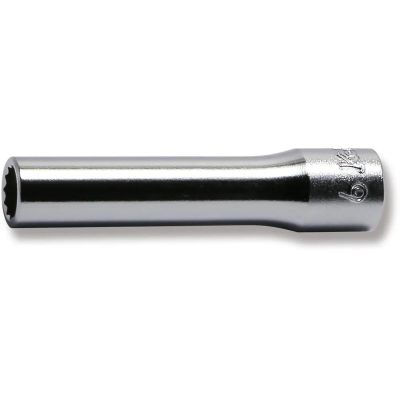 KKN2305M-6 image(0) - Ko-ken USA 2305M-6 1/4 Square Drive Socket 6 mm 12 Point Length 50 mm