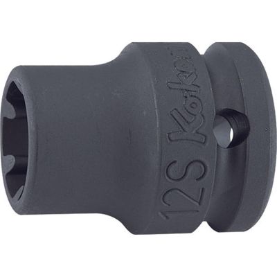 KKN14401LH-14S image(0) - Ko-ken USA 14401LH-14S 1/2 Sq. Dr. Socket 14S Length 38mm