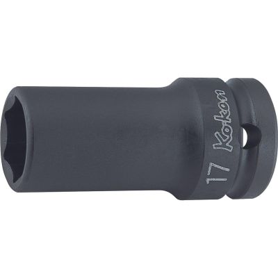 KKN14301X-10 image(0) - Ko-ken USA 14301X-10 1/2 Sq. Dr. Socket 10mm 6 point Length 60mm Thin walled
