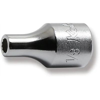 KKN2405A-1-8 image(0) - Ko-ken USA 2405A-1/8 1/4 Square Drive Socket 1/8 12 Point Length 22 mm