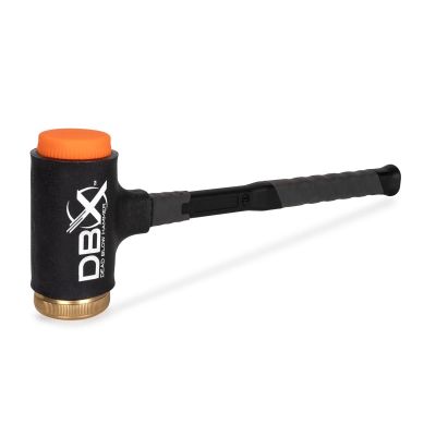 TIT63630 image(0) - Titan DBX 28 oz. Dead Blow Hammer with Replaceable Polyurethane and Brass Striking Caps