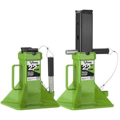 INT55220A image(0) - Viking by American Forge & Foundry Jack Stands - 22 Ton Capacity - Pin Style - Pair