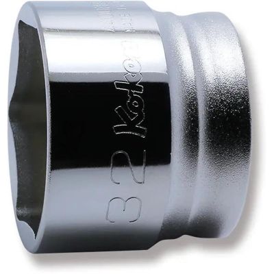 KKN4400MZ-32 image(0) - Ko-ken USA 4400MZ-32 1/2 Square Drive Socket 32 mm 6 Point Length 32 mm Z-series