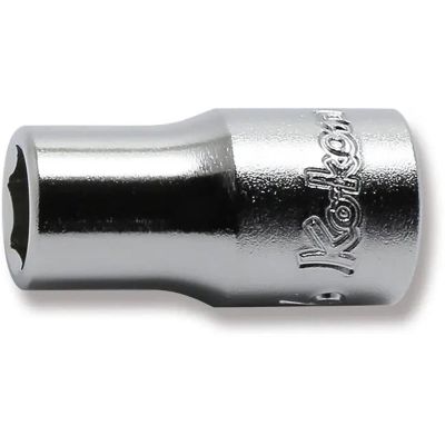 KKN2400M-6 image(0) - Ko-ken USA 2400M-6 1/4 Sq. Dr. Socket 6mm 6 point Length 22mm