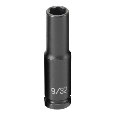 GRE909DS image(0) - Grey Pneumatic 1/4" Surface Drive x 9/32" Deep  Socket