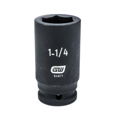KDT84876 image(0) - GEARWRENCH 3/4 Inch Drive 6 Point Deep Impact SAE Socket 1-9/16 Inch