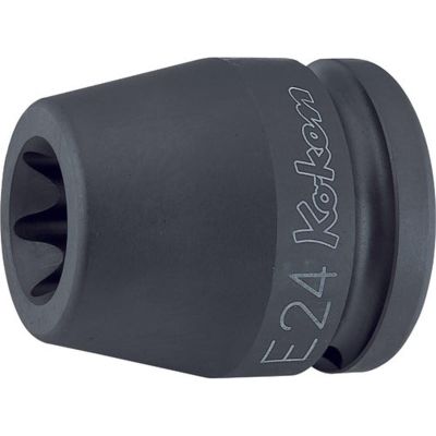 KKN16425-E28 image(0) - Ko-ken USA 16425-E28 3/4 Sq. Dr. Impact TORX E28 Socket - Length 60mm