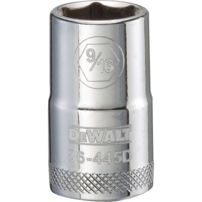 DWTDWMT86445OSP image(0) - DEWALT 001Pc 12Dr Socket-06Pt-9/16
