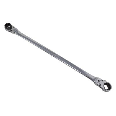 KTIXD12017X19 image(0) - K Tool International Ratcheting Wrench Double Flex 120 Tooth 17mm x 19mm