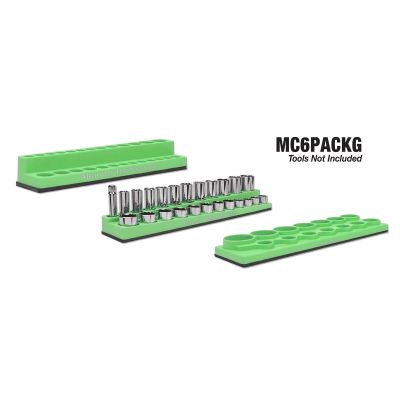 MTSMC6PACKG image(0) - Mechanic's Time Savers GREEN MAGNA-CADDY PACK