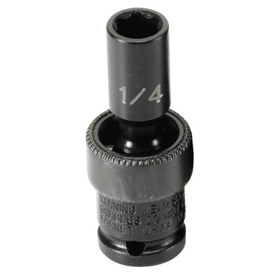 GRE908US image(0) - Grey Pneumatic 1/4" Surface Drive x 1/4" Standard Universal Socket
