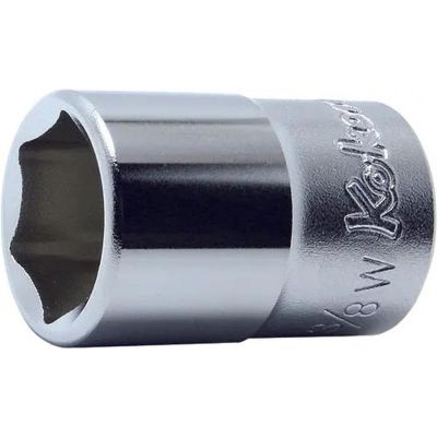KKN4400W-5-8 image(0) - Ko-ken USA 4400W-5/8 1/2 Square Drive Socket Whitworth 5/8 6 Point Length 43 mm