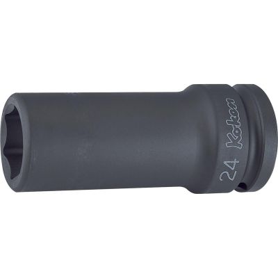 KKN14401A-15-16 image(0) - Ko-ken USA 14401A-15/16 1/2 Sq. Dr. Socket 15/16 6 point Length 38mm Thin walled