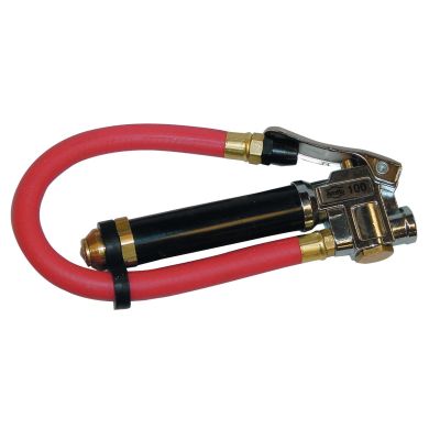 AMF150E-RET image(0) - Amflo Bayonet Style Inflator Gauge with Straight-On Tapered Chuck