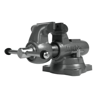 WIL28831 image(0) - Wilton 400S Machinist 4&rdquo; Jaw Round Channel Vise with Swivel Base