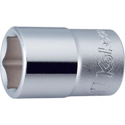 KKN4400M-19 image(0) - Ko-ken USA 4400M-19 1/2 Square Drive Socket 19 mm 6 Point Length 38 mm