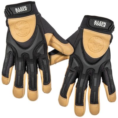 KLE60188 image(0) - Klein Tools Leather Work Gloves, Large, Pair