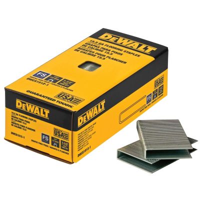 DWTDWCS1512-1 image(0) - DEWALT 15.5 Gauge, 1/2" Crown, 1-1/2" Hardwood Flooring Staples