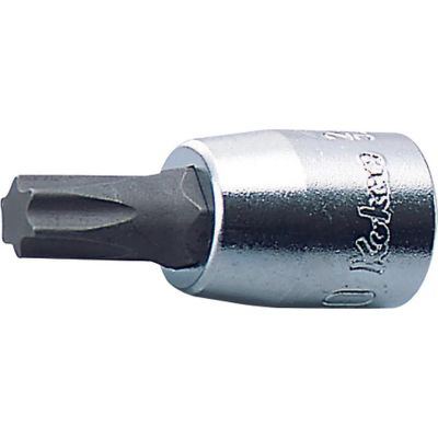 KKN2025-28-T9 image(0) - Ko-ken USA 2025.28-T9 1/4 Square Drive TORX T9 Bit Socket - Length 28 mm
