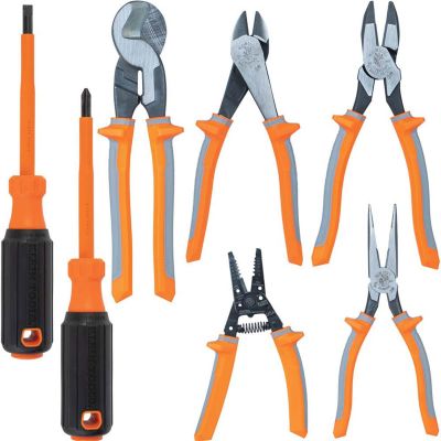KLE9421R image(0) - Klein Tools 1000V Insulated Tool Set, 7-Piece