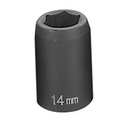 GRE2014M image(0) - Grey Pneumatic 1/2" Drive x 14mm Standard Socket