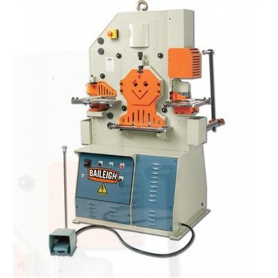 BLI1007809 image(0) - Baileigh SW-621 - 220V 1 Phase 62 Ton 5 Station Ironworker