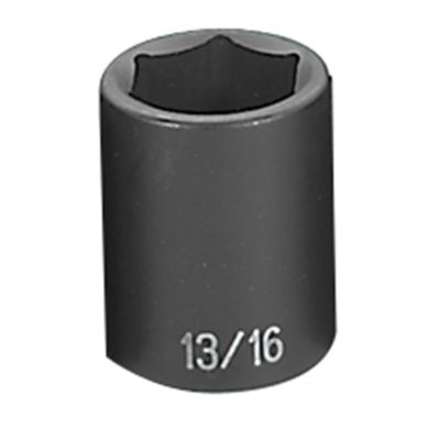 GRE2026R image(0) - Grey Pneumatic 1/2" Drive x 13/16" Standard Socket