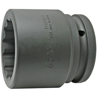 KKN17405M-46 image(0) - Ko-ken USA 17405M-46 1.1/2 Sq. Dr. Socket 46mm 12 point Length 84mm