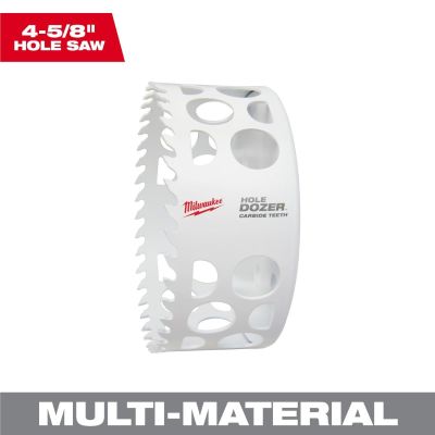 MLW49-56-0747 image(0) - Milwaukee Tool 4-5/8 Inch HOLE DOZER with Carbide Teeth Hole Saw