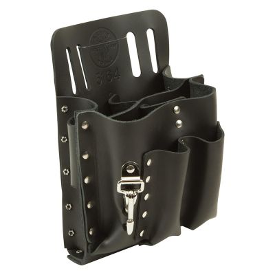 KLE5165 image(0) - Klein Tools 10 Pocket Tool Pouch Knife Snap