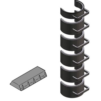 ESC91021 image(0) - ESCO MAMMUT Safety Locking Device Set For The 91005 Jack (Contains 6-Safety Blocks And Block Holder)